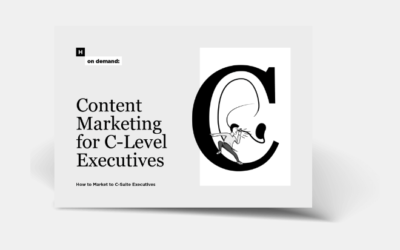 [guide] Content Marketing for C-Level Executives